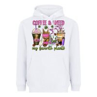 White coffee and weed my favorite plants Heavyweight Hoodie - Zillion Design Studio