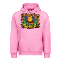 Fuchsia Pink life is better around the campfire Urban Hoodie - BarkalooDesign