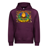 Mauve Wine life is better around the campfire Urban Hoodie - BarkalooDesign