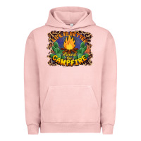 Pigment Salmon life is better around the campfire Urban Hoodie - BarkalooDesign