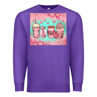 Purple best mom ever coffee cups Premium Sweatshirt - Zillion Design Studio