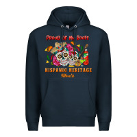 Navy proud of my roots Premium Hoodie - BundleAndBundleShop