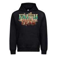 Black faith over fear cross Urban Hoodie - NancyCooperArtShop