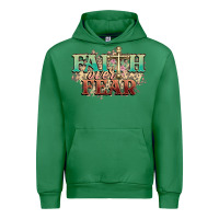 Emerald faith over fear cross Urban Hoodie - NancyCooperArtShop