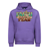 Tulip faith over fear cross Urban Hoodie - NancyCooperArtShop