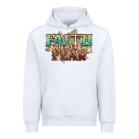 White faith over fear cross Urban Hoodie - NancyCooperArtShop