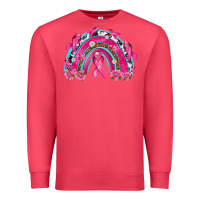 Cardinal Breast Cancer Rainbow Premium Sweatshirt - texasbilliewilder