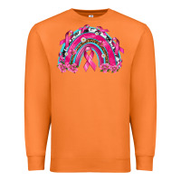 Carrot Breast Cancer Rainbow Premium Sweatshirt - texasbilliewilder