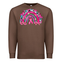 Chestnut Breast Cancer Rainbow Premium Sweatshirt - texasbilliewilder