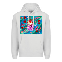 Dove Grey sugar with love Premium Hoodie - AdoDesignShop