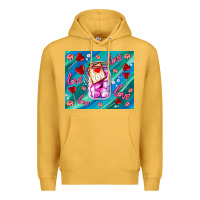 Mustard sugar with love Premium Hoodie - AdoDesignShop