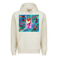 Oatmeal Heather sugar with love Premium Hoodie - AdoDesignShop