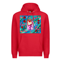 Red sugar with love Premium Hoodie - AdoDesignShop