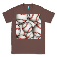 Chestnut baseball seamless pattern Classic Tee - BundleAndBundleShop