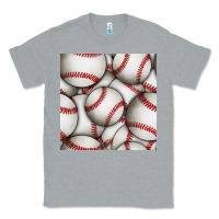 Heather Grey baseball seamless pattern Classic Tee - BundleAndBundleShop