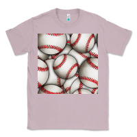 Lilac baseball seamless pattern Classic Tee - BundleAndBundleShop