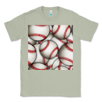 Matcha baseball seamless pattern Classic Tee - BundleAndBundleShop