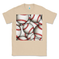 Mushroom baseball seamless pattern Classic Tee - BundleAndBundleShop