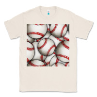Natural baseball seamless pattern Classic Tee - BundleAndBundleShop