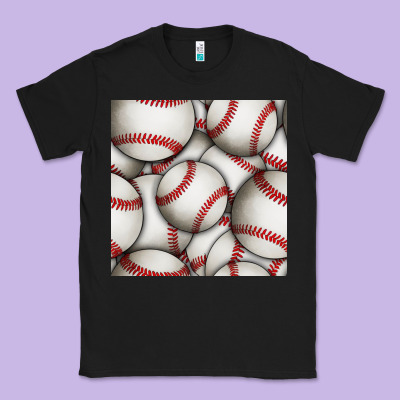 Baseball Seamless Pattern Classic Tee Designed By Bundleandbundleshop