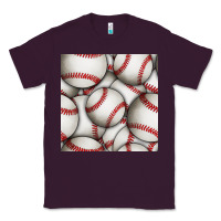Plum baseball seamless pattern Classic Tee - BundleAndBundleShop