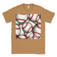 Toasted Coconut baseball seamless pattern Classic Tee - BundleAndBundleShop