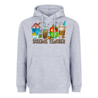 Heather Grey science teacher coffee cups Heavyweight Hoodie - texasbilliewilder