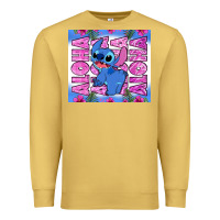 Antique Gold aloha stitch Premium Sweatshirt - Zillion Design Studio