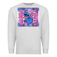 Dove Grey aloha stitch Premium Sweatshirt - Zillion Design Studio