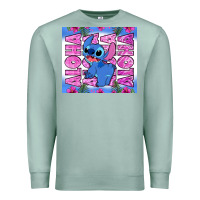 Seafoam aloha stitch Premium Sweatshirt - Zillion Design Studio