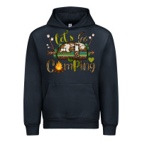 Navy let's go camping Urban Hoodie - BarkalooDesign