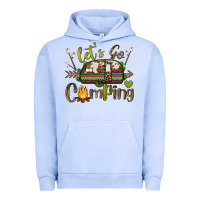 Pigment Grape Ice let's go camping Urban Hoodie - BarkalooDesign