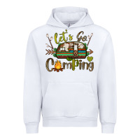 White let's go camping Urban Hoodie - BarkalooDesign