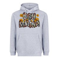 Heather Grey boy mama Heavyweight Hoodie - Zillion Design Studio