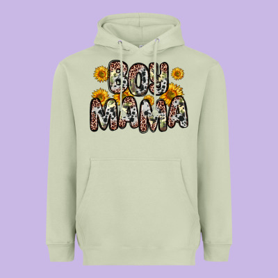 Boy Mama Heavyweight Hoodie Designed By Zillion Design Studio