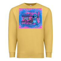 Antique Gold touch me and i will bite you stitch Premium Sweatshirt - Zillion Design Studio