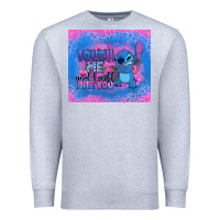 Heather Grey touch me and i will bite you stitch Premium Sweatshirt - Zillion Design Studio