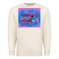 Sandshell touch me and i will bite you stitch Premium Sweatshirt - Zillion Design Studio
