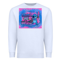 White touch me and i will bite you stitch Premium Sweatshirt - Zillion Design Studio