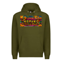 Army Green national hispanic heritage month license plate Premium Hoodie - BundleAndBundleShop