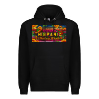 Black national hispanic heritage month license plate Premium Hoodie - BundleAndBundleShop