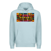 Blue Mist national hispanic heritage month license plate Premium Hoodie - BundleAndBundleShop
