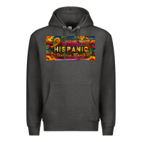 Charcoal Heather national hispanic heritage month license plate Premium Hoodie - BundleAndBundleShop