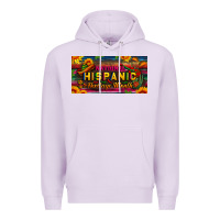 Lilac national hispanic heritage month license plate Premium Hoodie - BundleAndBundleShop