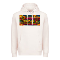 Pale Pink national hispanic heritage month license plate Premium Hoodie - BundleAndBundleShop