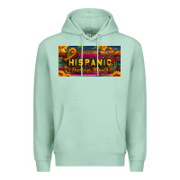 Seafoam national hispanic heritage month license plate Premium Hoodie - BundleAndBundleShop