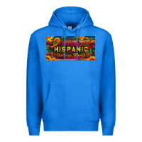 True Royal national hispanic heritage month license plate Premium Hoodie - BundleAndBundleShop