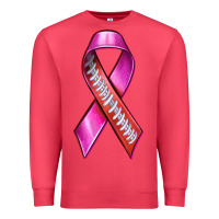 Cardinal Breast Cancer Ribbon American Football Premium Sweatshirt - texasbilliewilder