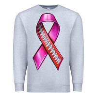 Heather Grey Breast Cancer Ribbon American Football Premium Sweatshirt - texasbilliewilder