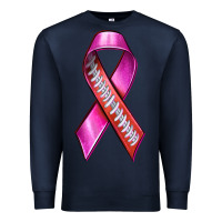 Navy Breast Cancer Ribbon American Football Premium Sweatshirt - texasbilliewilder